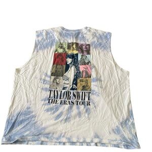 Taylor Swift Eras Tour Sleeveless Tank Tie Dye Merch T shirt